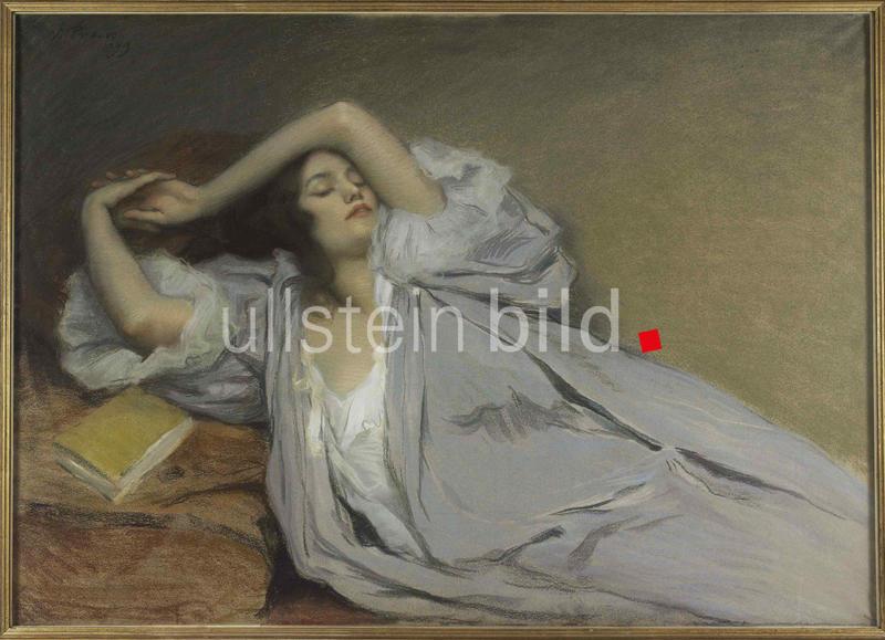 Femme étendue sur un divan, 1899.