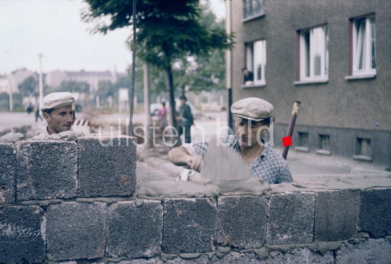 Berlin Mauer Bau 1961
