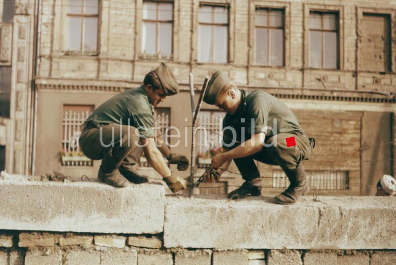 Berlin Mauer Bau 1961