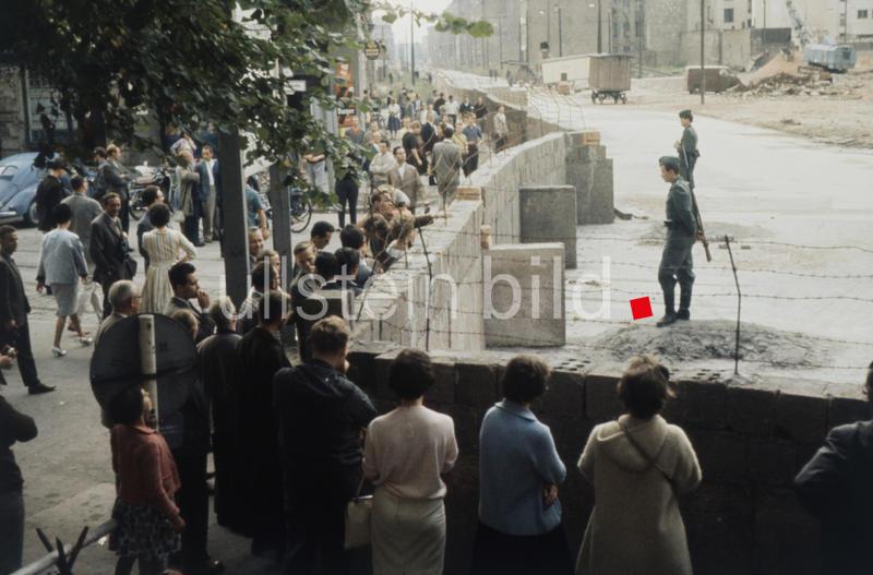 Berlin Mauer Bau 1961