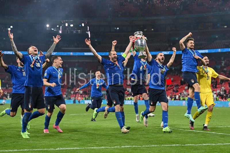 Fussball EURO 2020 FINALE Italien - England 4-3 .i.E.