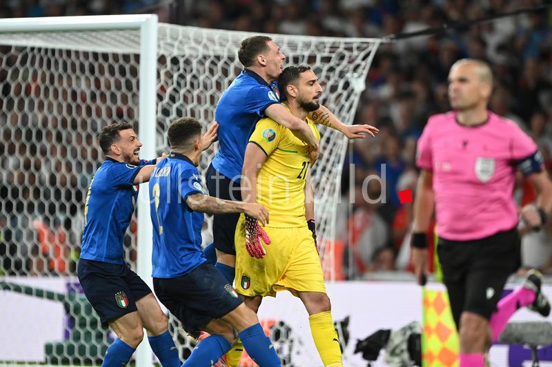 Fussball EURO 2020 FINALE Italien - England 4-3 .i.E.